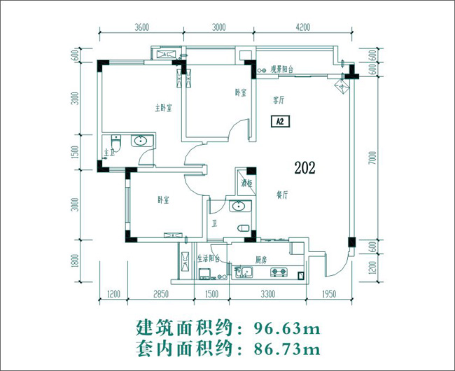 站前广场户型图